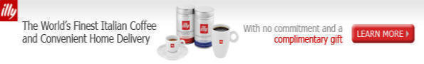 illy Coffee - Home Delivery plus Welcome Gift